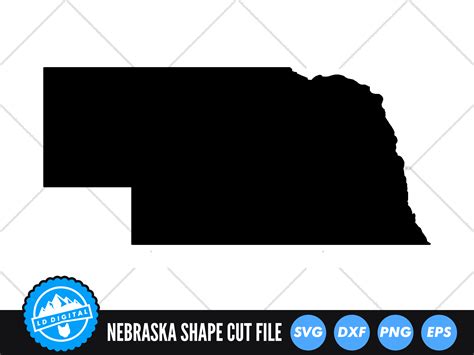 Nebraska State SVG | Nebraska Silhouette Graphic by lddigital ...