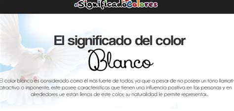 Significado Del Color Blanco