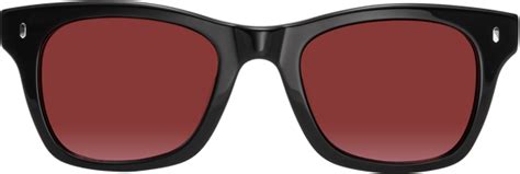 Black Geek Chic Thick Square Gradient Sunglasses With Garnet Sunwear