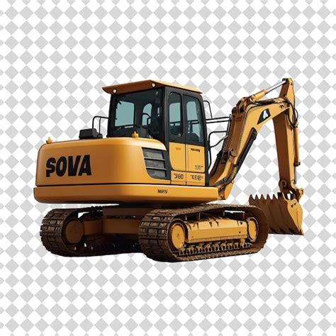 Premium PSD Excavator Vector Png