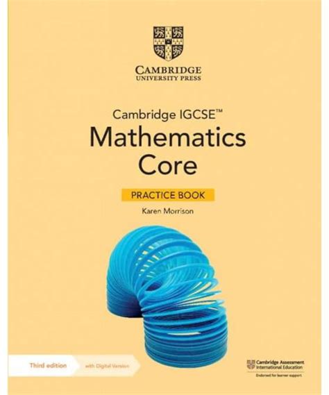 Cambridge Igcse Mathematics Extended Practice Book With Digital Version