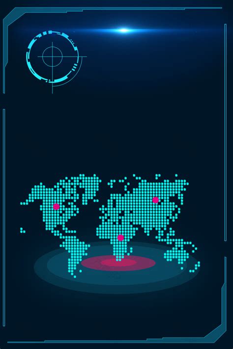 商务科技酷炫背景素材背景素材图片下载 万素网