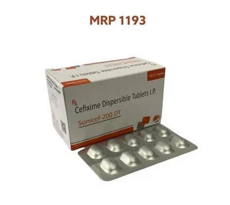 Cefixime Mg Dispersible Tablets At Rs Box Cefixime And