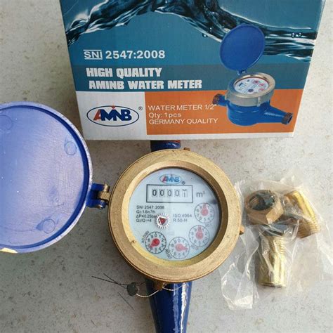 Meteran Air Besi Water Meter Besi Sni Cayman Pam Pdam Sperti Imd Miami