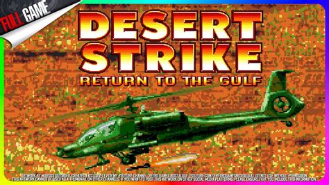 Desert Strike Return To The Gulf SNES Longplay US YouTube