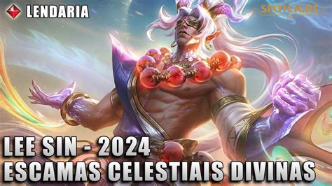 Lee Sin Escamas Celestiais Divinas 2024 Skin Spotlight League Of