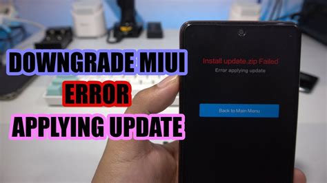 Tanpa PC Downgrade MIUI 14 Ke MIUI 13 Redmi Note 10 Pro Error Applying