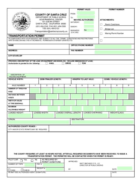 Fillable Online Dpw Co Santa Cruz Ca Applications And Forms Dpw Co