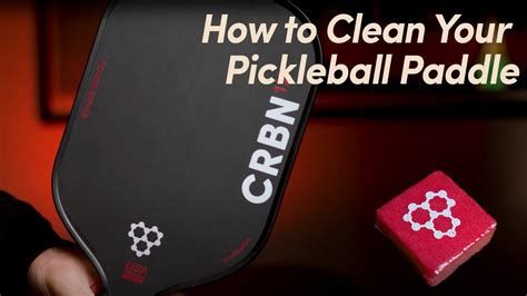 Best Way To Clean Your Pickleball Paddle Crbn Pickleball Paddle