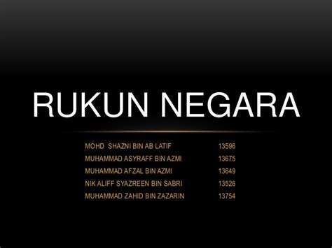 5 principles of rukun negara - Lauren Langdon