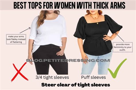 The Complete Tops Guide For Women With Thick Arms