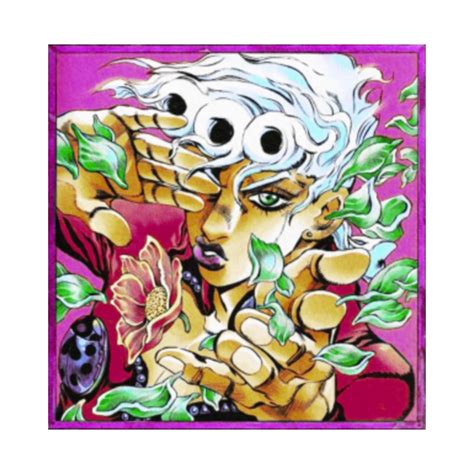 Giorno & Flower Petals Manga Panel Recolor (Violet & Green Variant) - Jojo's Bizarre Adventure ...