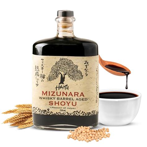 Mizunara Whiskey Barrel Aged Shoyu Soy Sauce 750 Ml Authentic