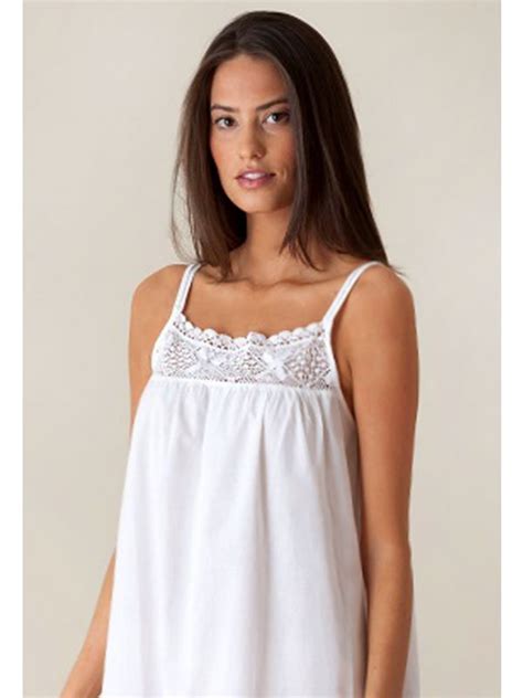 Jenn Nightgown Jacaranda Living White Cotton Lace Nightgown Night