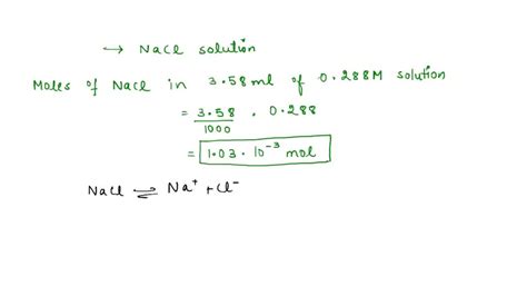 Solved Calculate The Sodium Chloride Equivalent The 47 Off