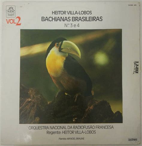 Manoel Braune Villa Lobos Bachianas Brasileiras Vol Lp