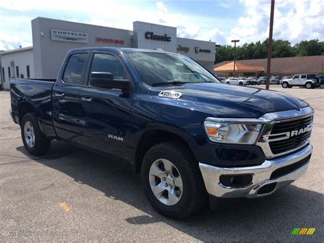 2019 Patriot Blue Pearl Ram 1500 Big Horn Quad Cab 4x4 134809296 Photo