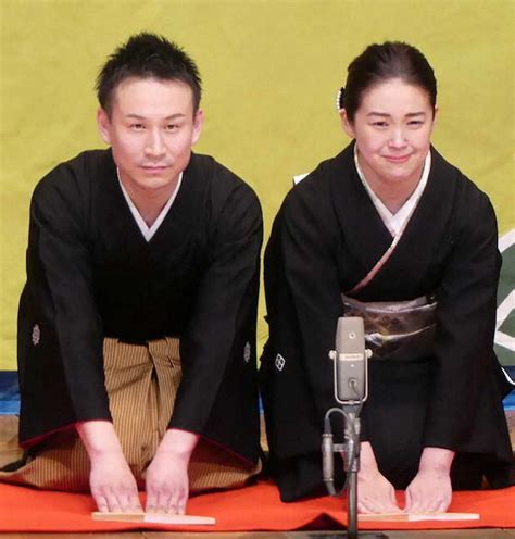 真打昇進披露口上を行った三遊亭わん丈（左）、林家つる子（撮影・塩野 遥寿） ― スポニチ Sponichi Annex 芸能