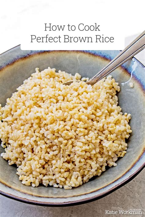 How to Cook Perfect Brown Rice on the Stove — The Mom 100