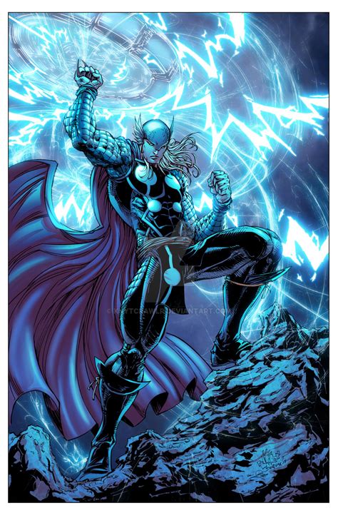 Thor Ink By Devgear D94q7jw XGX By Knytcrawlr On DeviantArt Marvel