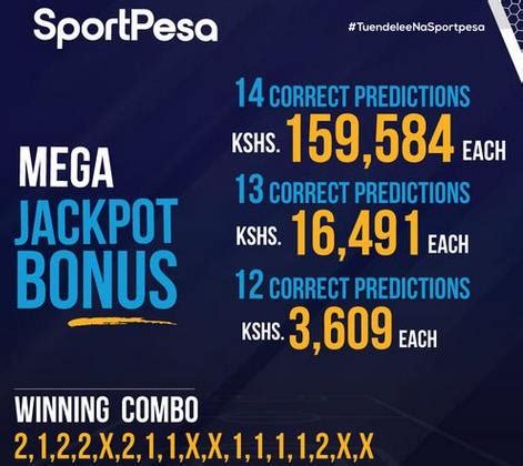 Sportpesa Mega Jackpot Result Winners And Bonuses For Last Weekend