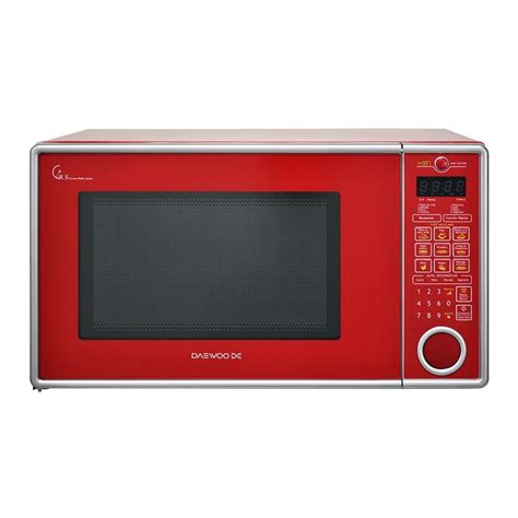 Horno De Microondas Daewoo Pies C Bicos Rojo Walmart En L Nea