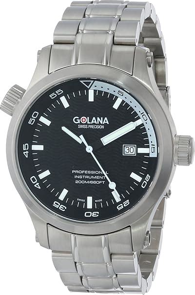 Golana Aqua Pro Swiss Made Divers Watch Internal Bi Directional