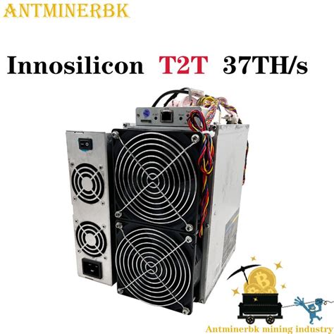 사용 된 Asic Bitcoin 광부 Innosilicon T2T 37T sha256 BTC BCH 광업 기계 Antminer