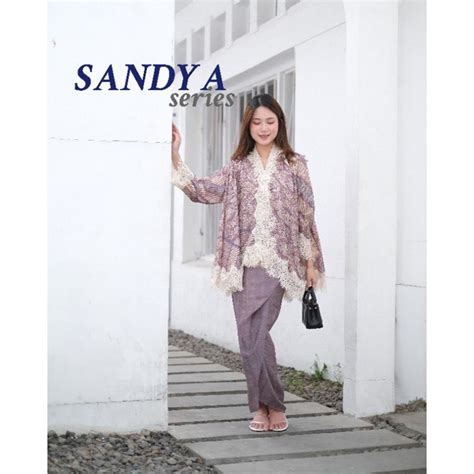 Jual Sandya Set Outer Batik Viscose Rok Lilit Tanpa Inner Tanpa