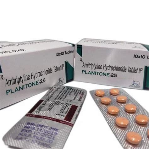 Planitone Mg Amitriptyline Hydrochloride Tablets Ip At Rs Stripe