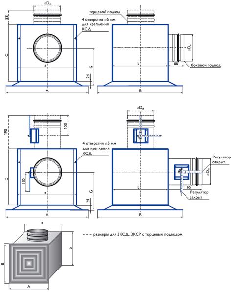 Диффузоры потолочные АПН, АПР, 4АПН-П, 4АПР-П, 4АПН-С, 4АПР-С ...
