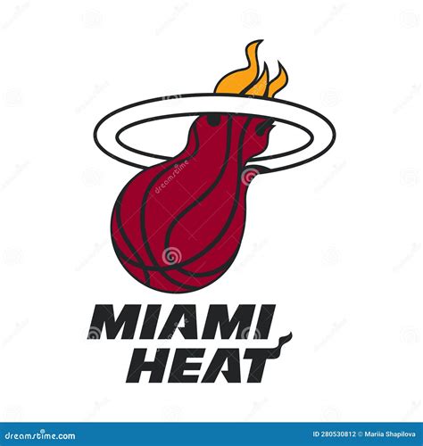 Miami Heat Logo Editorial Photography Illustration Of Goal 280530812