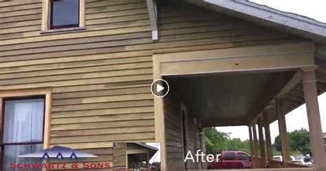 Wood Siding Replacement On House Schwartz And Sons Construction