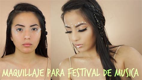 Maquillaje Para Coachella Festival De Musica Itsmeana Youtube