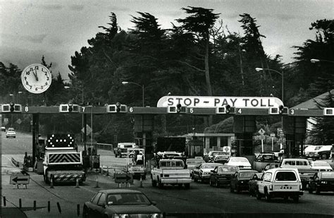 Golden Gate Bridge Toll Booth And Approach Vintage Archive Photos