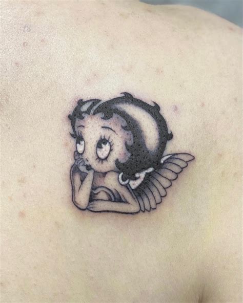 Top More Than 57 Betty Boop Tattoos With Angel Wings Incdgdbentre