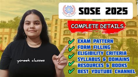 Sose Class Syllabus Eligibility Exam Pattern Sources