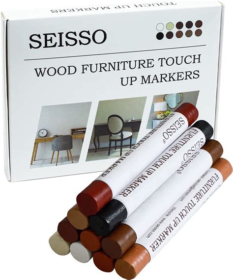 SEISSO 10 Pieces Furniture Repair For Furniture Scratches Veneer And