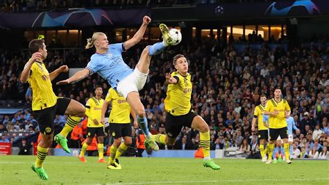 Manchester City BVB Erling Haaland Trifft Traumhaft Beim Wiedersehen