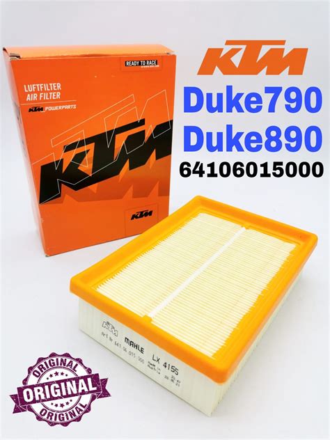 KTM Air Filter Duke 790 Duke 890 Standard 100 Original KTM Spare Part