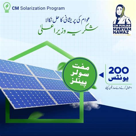 CM Punjab Solar Panel Scheme 2024 Online Registration