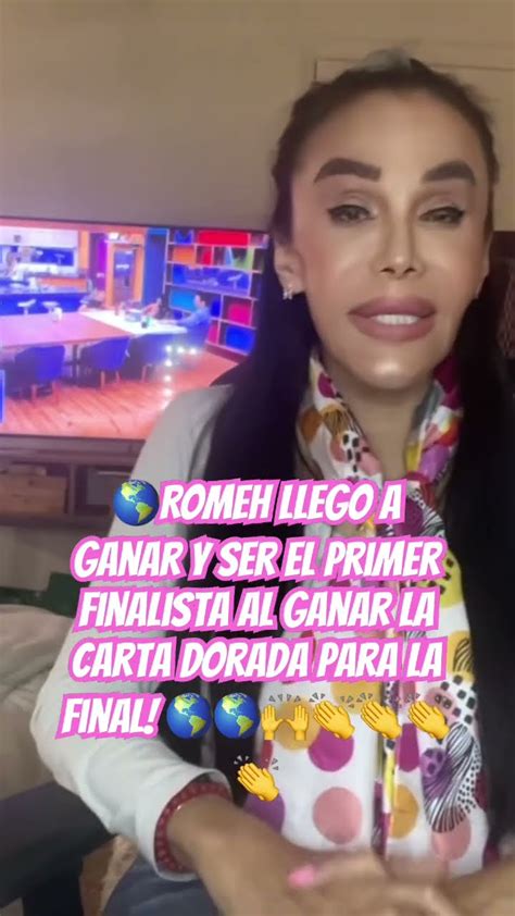 Romeh Gano A Ser El Primer Finalista Al Llegar A La Final La Casa