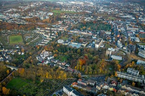 Witten Aus Der Vogelperspektive Herbstluftbild Gesamt Bersicht Und