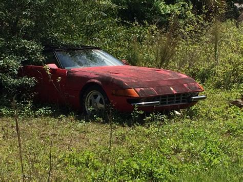 Abandoned Ferrari Imgur Abandoned Cars Abandoned Classic Car