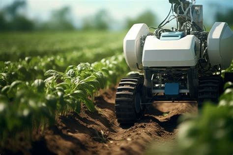 Robust Farm agriculture robot. Generate Ai