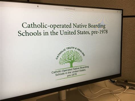 List Of Catholic Run Native Boarding Schools Is ‘significant Step