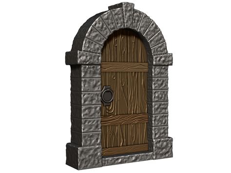 Castle / Medieval Door (doorway and block surround) by VogMan ...