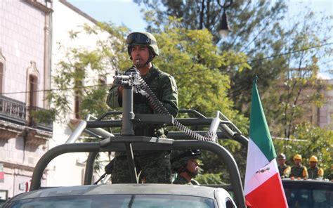 Aguascalentenses están en contra de la militarización del país El Sol