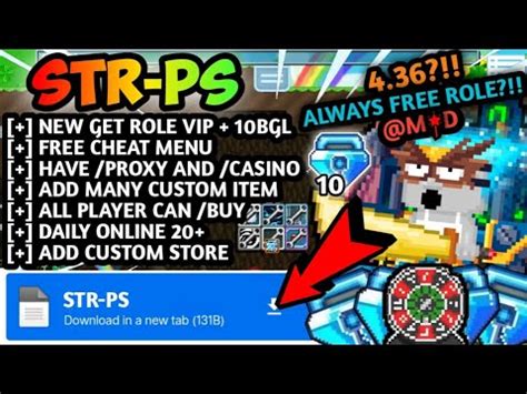 FREE BGL NEW GET VIP ROLE GROWTOPIA PRIVATE SERVER TERBARU