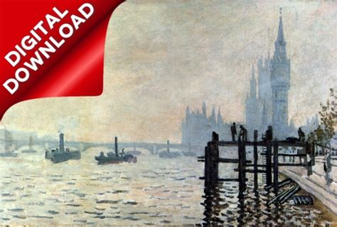 Monet The Thames Below Westminster